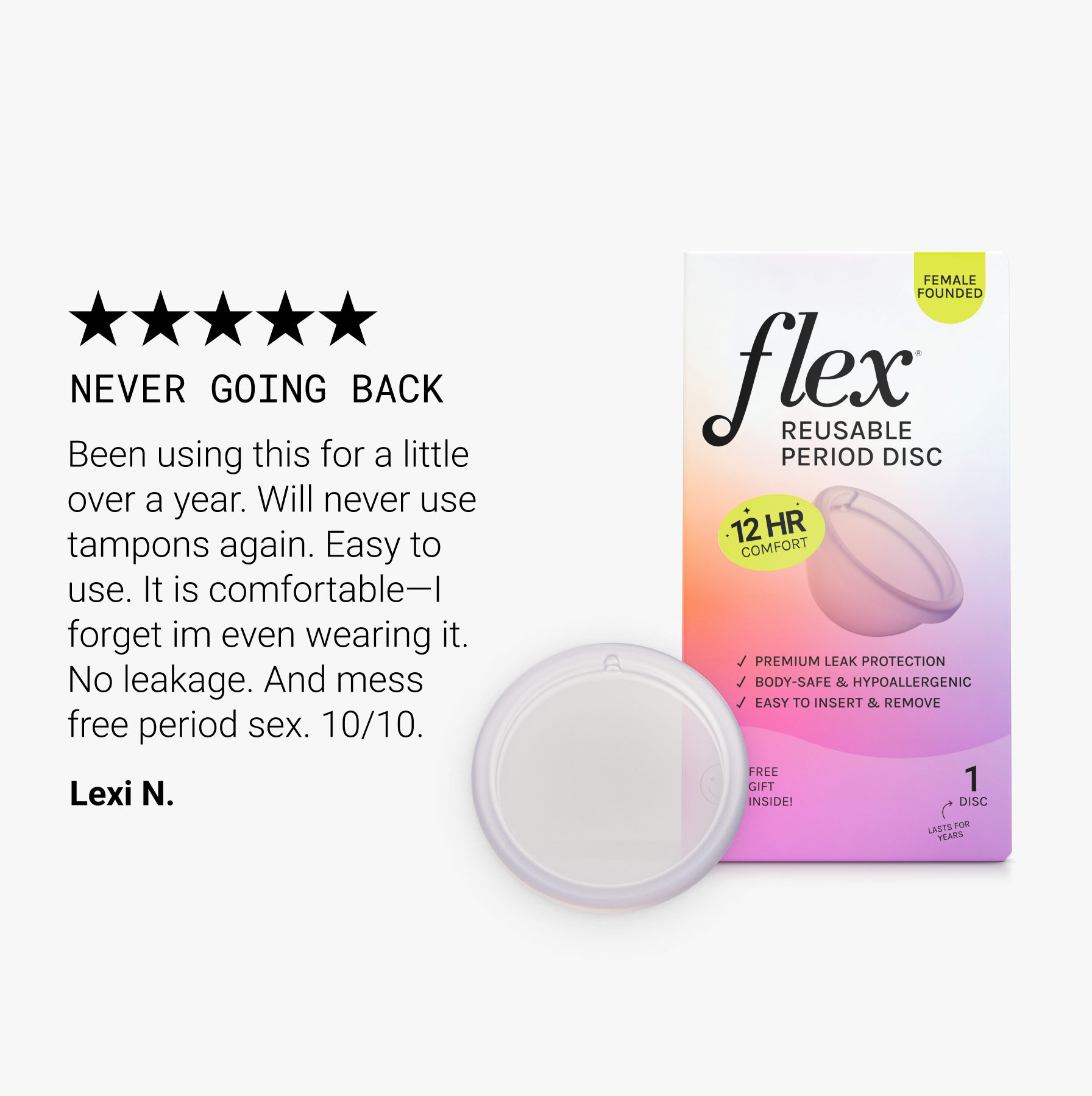 Flex Reusable Disc