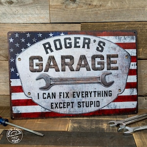 metal garage sign - Etsy
