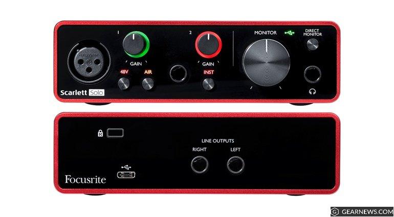 Scarlett Solo 3rd Gen USB Audio Interface