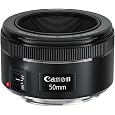 Canon EF 50mm f/1.8 STM Lens, Black, Compatible with Canon EOS DSLR Cameras | Compatible with EOS DSLR Cameras