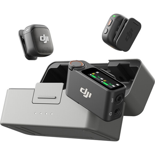 DJI Mic 3 2-Person Compact Wireless Microphone System/Recorder for Camera