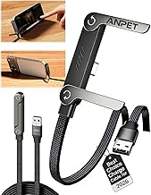 2-in-1 Smart Charging Cable with Built-in Phone Stand