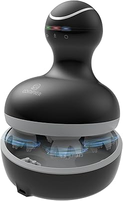 COMFIER Cordless Electric Scalp Massager with Mutlti-Modes Vibration, Handheld Cat Head Massager for Pets, Portable Dog Head Massage for Deep Clean and Stress Relax : Health &amp; Household